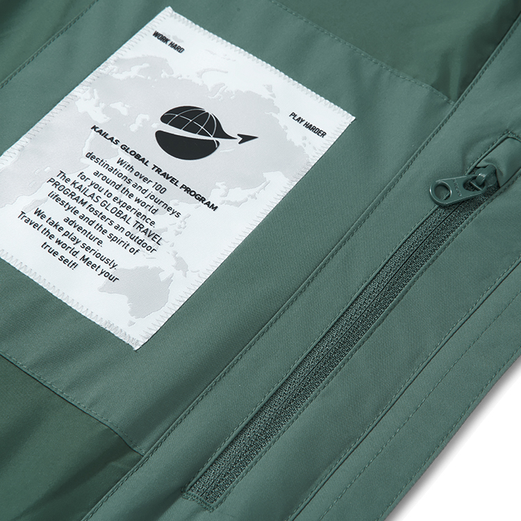Scurta Kailas Windhunter Hardshell Jacket XS Verde Femei photo 4