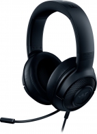 RAZER Kraken X USB Gaming Headset, Bendable Cardioid Microphon, 7.1 Surround Sound, 40mm neodymium driver units, On-headset Controls, USB, Black thumbnav 1