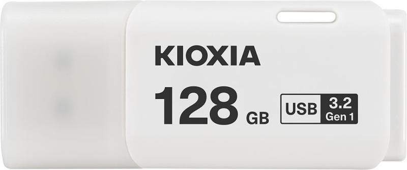 128GB USB3.2  Kioxia (Toshiba) TransMemory U301 White, Plastic, Small design (Read 70 MByte/s, Write 20 MByte/s) photo 1