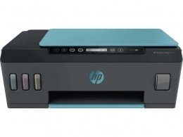 MFD CISS HP Smart Tank 516 Wireless, Black/Green, A4, up to 11ppm/5ppm black/color, up to 4800x1200 dpi, 1200x1200 dpi, Up to 800 p/m, 800Mhz, 256 Mb, 7 segment LCD, Hi-Speed USB 2.0, Wi-Fi, Bluetooth LE, (3*GT53XL Black 135ml, 1*GT52 C/M/Y) 