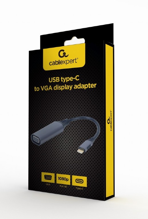 Adaptor Gembird  A-USB3C-VGA-01, USB Type-C to VGA photo 4