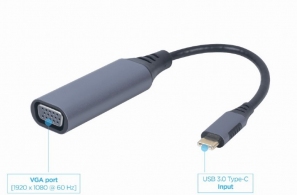 Adaptor Gembird  A-USB3C-VGA-01, USB Type-C to VGA thumbnav 3
