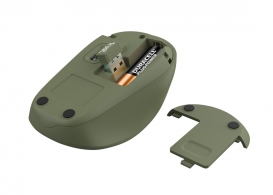 Мышь Беспроводная Trust Yvi + Eco / 8m 2.4GHz Micro receiver / 1600dpi / Green thumbnav 4