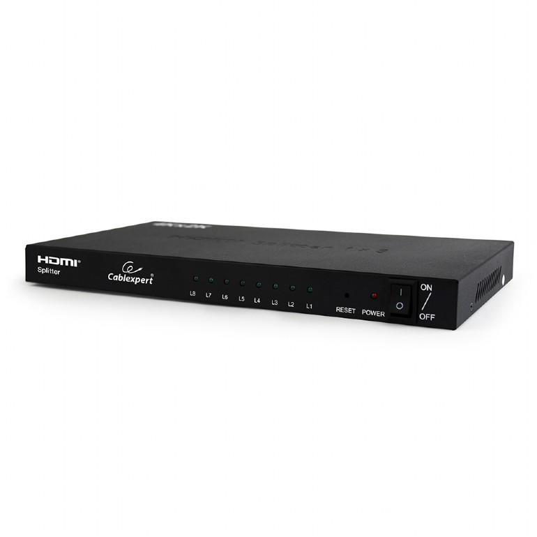 Сплиттер Cablexpert - DSP-8PH4-03, HDMI 8 ports photo 1 Сплиттер Cablexpert - DSP-8PH4-03, HDMI 8 ports photo 1