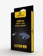 Адаптер Gembird A-USB3-HDMIVGA-01, USB to HDMI + VGA thumbnav 2