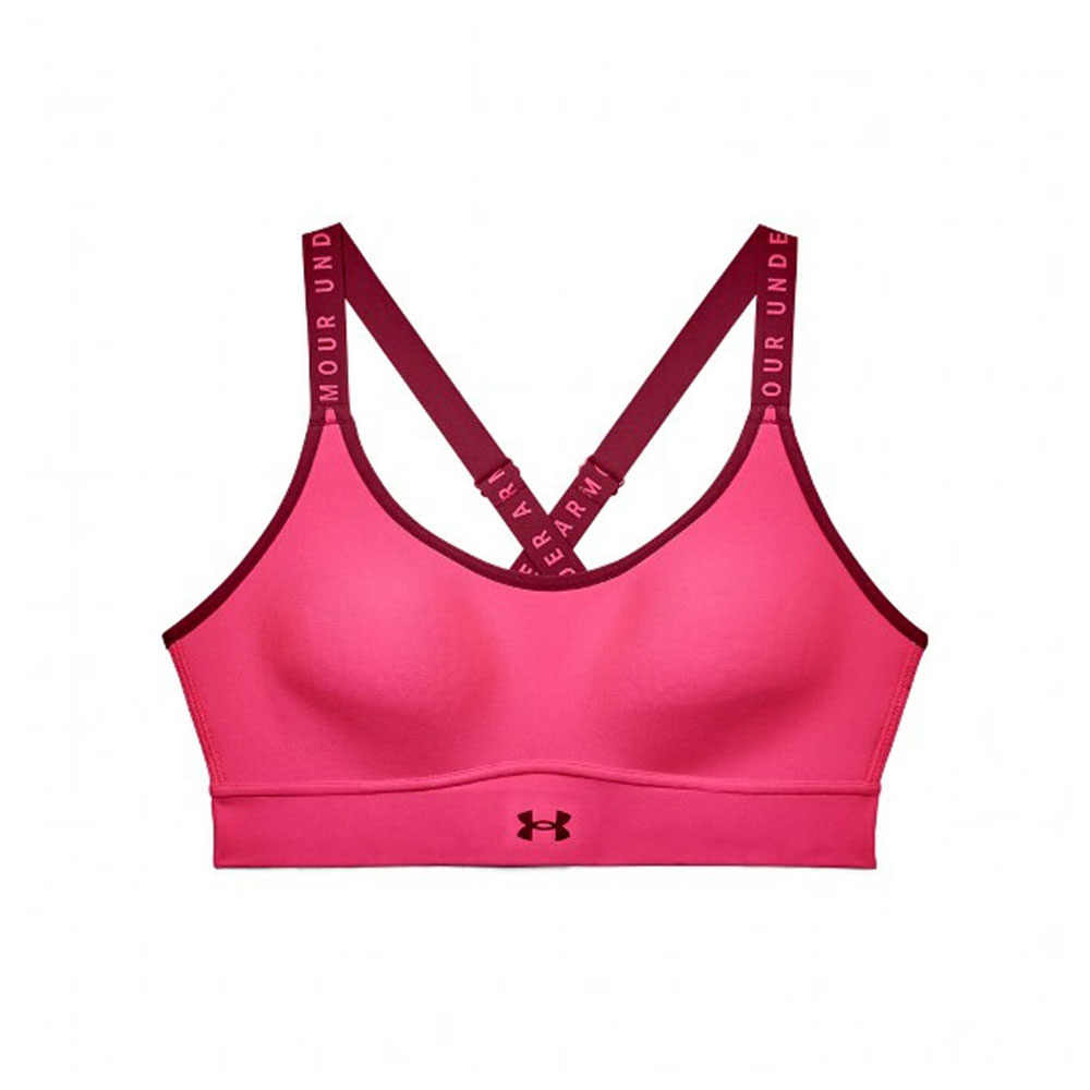 Bra sportive Under Armour UA Infinity Mid Covered / Femei / LG / Roz photo 1 Bra sportive Under Armour UA Infinity Mid Covered / Femei / LG / Roz photo 1