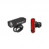 Комплект фар для велосипеда Force USB DOT front+rear 
