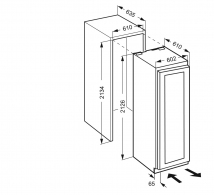 Frigider de vin Liebherr EWT 9275, 100 sticle, 212.6 cm, G, Inox thumbnav 3