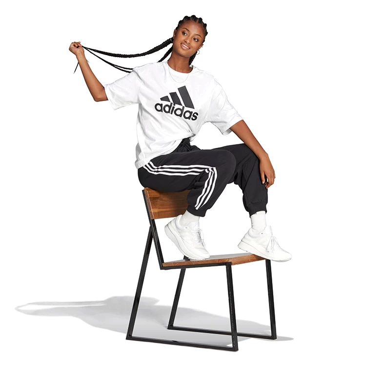 Брюки Adidas W 3S FT LS PT 2XS Черный Женский photo 4