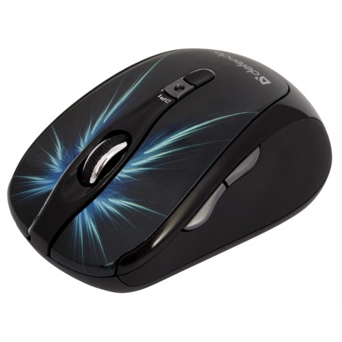 Mouse fara fir Defender MS575 Negru cu albastru / / Negru cu albastru photo 3