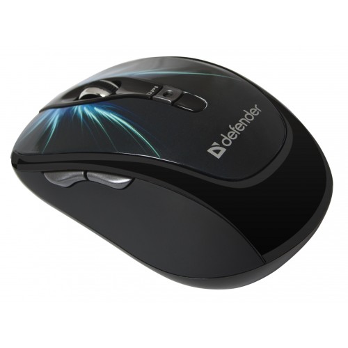 Mouse fara fir Defender MS575 Negru cu albastru / / Negru cu albastru photo 6