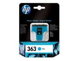 HP №363 Cyan Ink Cartridge, 4ml 420 standard pages thumbnav 1
