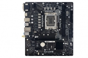 BIOSTAR B660MX-E, Socket 1700, Intel® B660 (12th Gen CPU), CPU graphics, VGA, DVI, HDMI, Dual 2xDDR4-4000, 1xPCIe X16 4.0, 4xSATA3, 1xM.2 4.0, 1xM.2 E-key for Wi-Fi, 1xPCIe X1, ALC897 HDA, 1xGbE LAN, 4xUSB3.2, mATX 