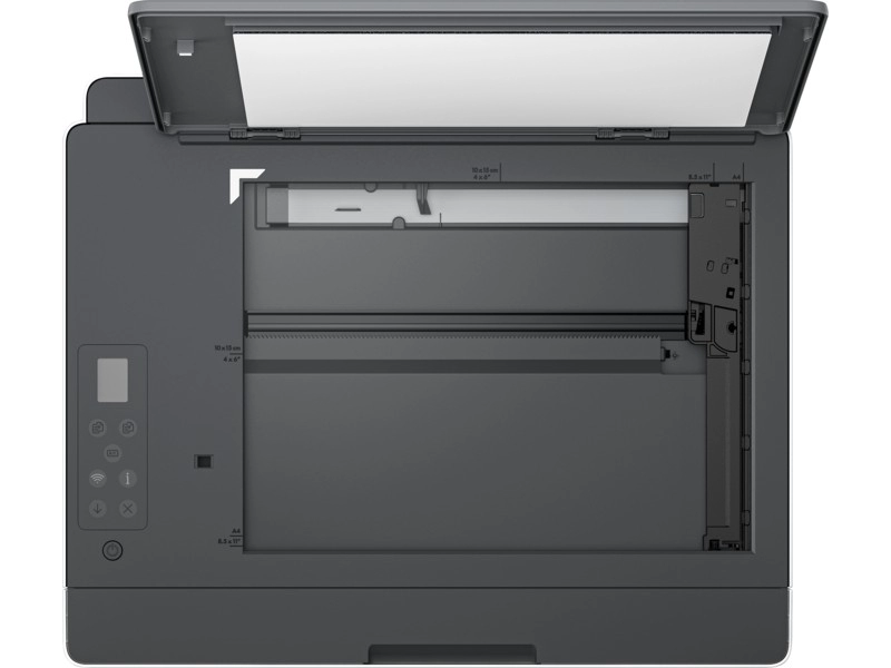 MFD CISS HP Smart Tank 580, White/Gray, Colour Print/Scan/Copier A4, up to 12ppm/5ppm black/color, up to 4800x1200 dpi,  Scan 1200 x 1200, Up to 3000 p/m, 980 Mhz, 64 Mb, 27 Segments + 1.0 inch iCON LCD display, USB 2.0, Bluetooth, Wi-Fi 802.11b/g/n, Wi-F photo 4