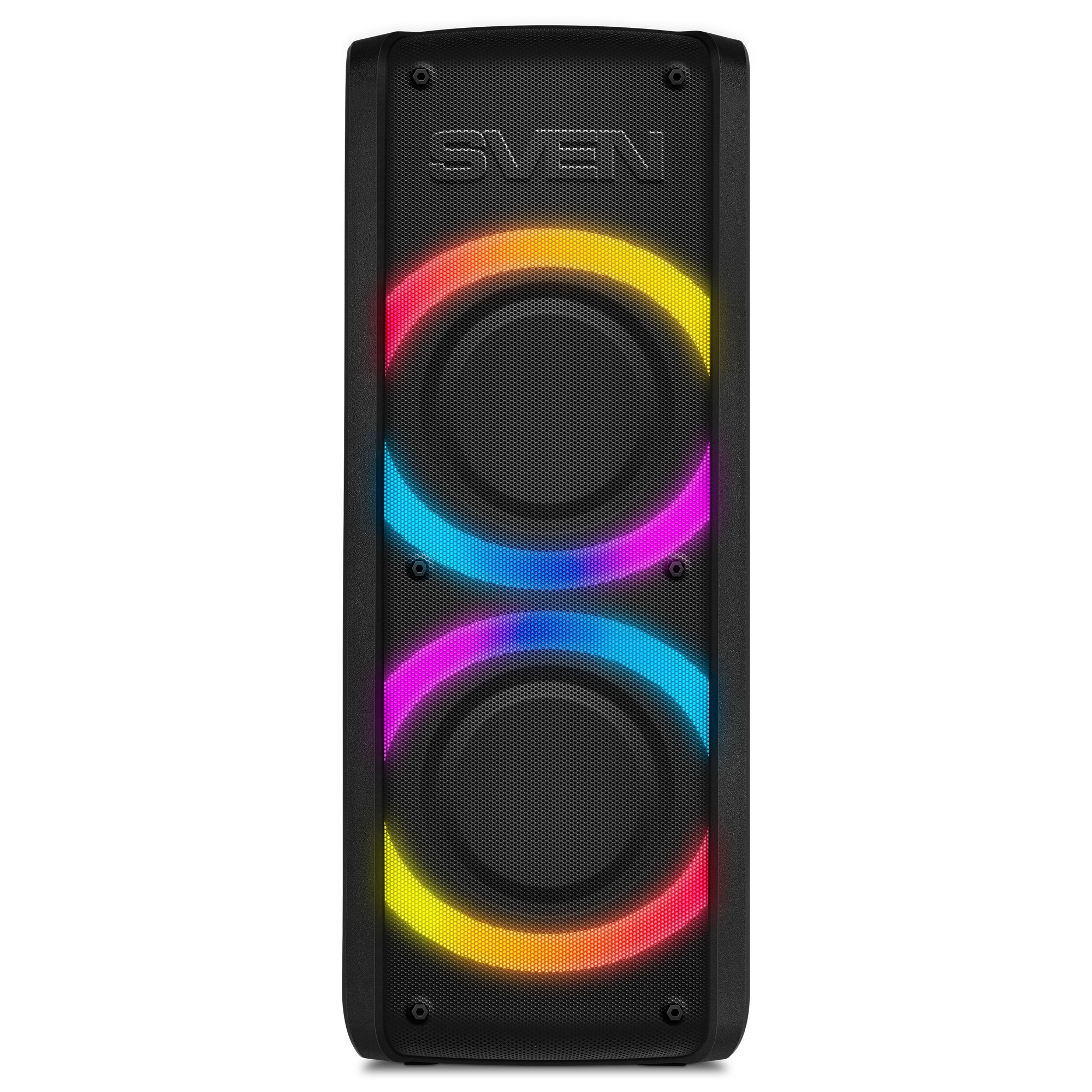 Boxa portabila SVEN PS-710 Black / 100W / Bluetooth / NFC / FM tuner / USB / microSD photo 3