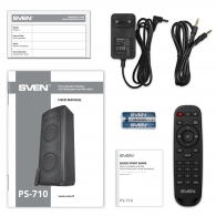 Boxa portabila SVEN PS-710 Black / 100W / Bluetooth / NFC / FM tuner / USB / microSD thumbnav 9