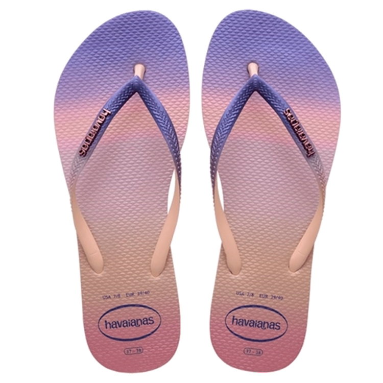 Slapi Havaianas SLIM GRADIENT pt Femei / 37/38 / Violet-roz photo 2