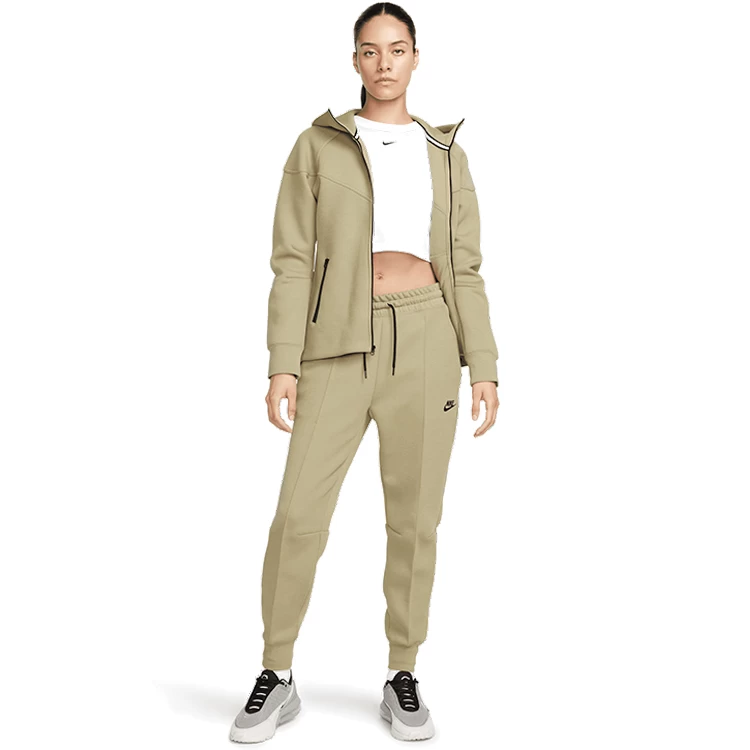 Брюки Nike W NSW TCH FLC MR JGGR S Оливковый Женский photo 4