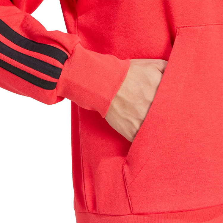 Hanorac pt bărbați Adidas M 3S FT FZ HD M Rosu photo 5