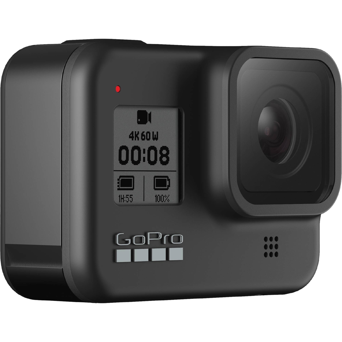 Action Camera GoPro HERO 8 Black,Photo-Video Resolutions:12MP/30FPS-4K60, 8xslow-motion, waterproof 10m,voice control,3x microphones,hyper smooth video+boost,Live streaming,Time Lapse,HDR,GPS,Wi-Fi,Bluetooth,microHDMI,USB-C,3.5mm,Battery 1220mAh,116g photo 1