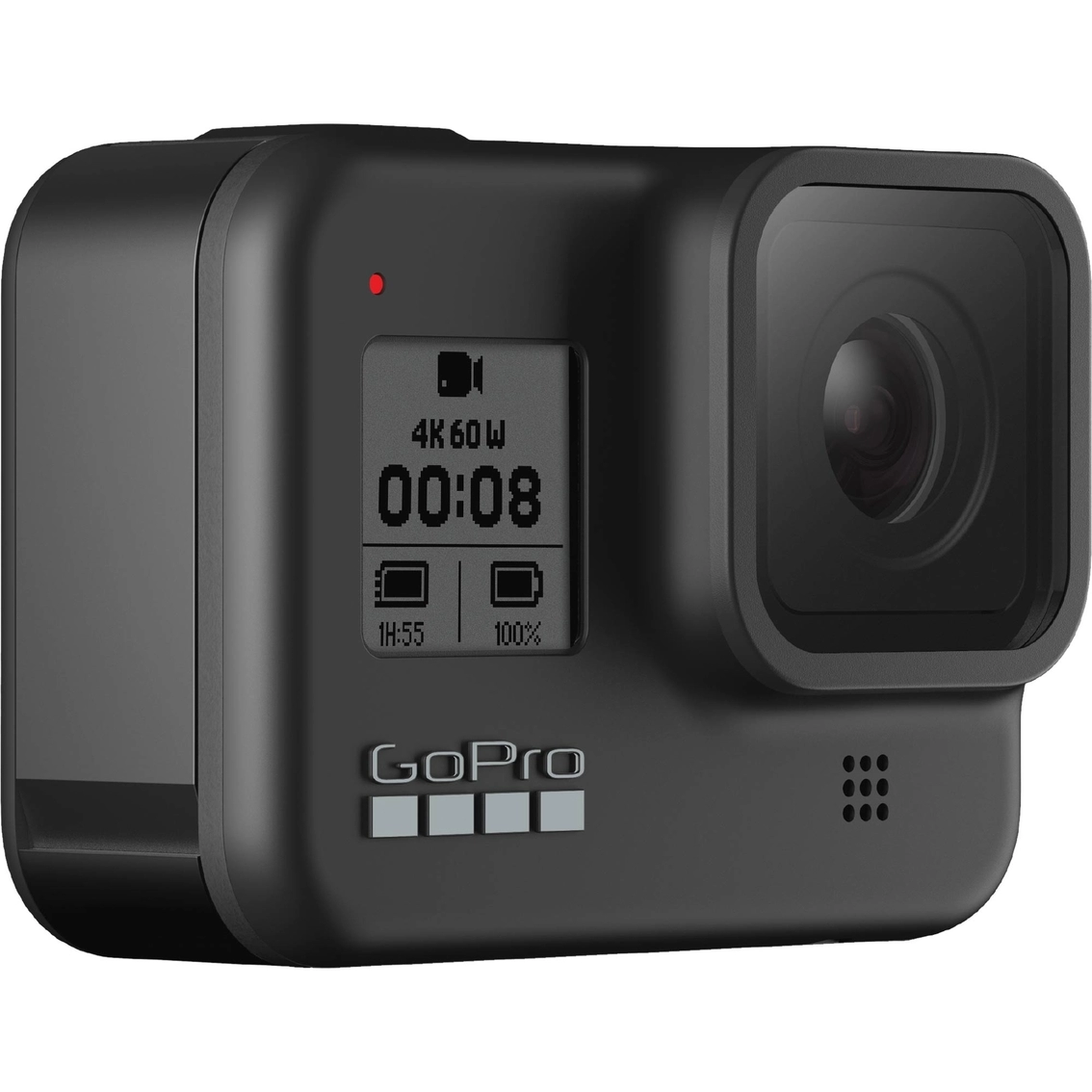 Action Camera GoPro HERO 8 Black,Photo-Video Resolutions:12MP/30FPS-4K60, 8xslow-motion, waterproof 10m,voice control,3x microphones,hyper smooth video+boost,Live streaming,Time Lapse,HDR,GPS,Wi-Fi,Bluetooth,microHDMI,USB-C,3.5mm,Battery 1220mAh,116g photo 1