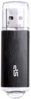 16GB USB3.2 Silicon Power Blaze B02 Black, Strap-hole Design with cap to protect USB connector (Read 45 MByte/s, Write 20 MByte/s) 