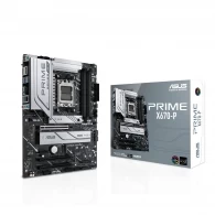 ASUS PRIME X670-P, Socket AM5, AMD X670, 14Phases, Dual 4xDDR5-6400, APU AMD graphics, HDMI, DP, 3xPCIe 4.0 X16, 6xSATA3, RAID, 3xM.2 PCIe 5.0, 1xV-M.2 (Wi-Fi), 1xPCIe x1, ALC1220-VB HDA, 2.5GbE LAN, 1xUSB-C Gen2x2, 3xUSB3.2 Gen2, 9xUSB3.2 (8A+1C), 1xTB H 