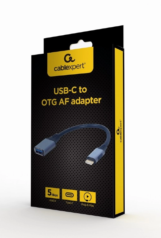 Адаптер Gembird A-USB3C-OTGAF-01/ USB 3.0 OTG Type-C (male) to Type-A (female) photo 4