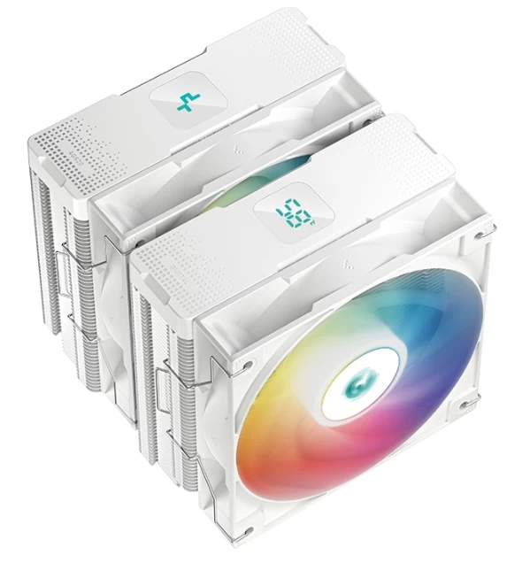 Cooler DEEPCOOL  AG620 DIGITAL WH ARGB / Universal / 260W / 300~1950rpm, <29.4dBA / 67.88CFM / White photo 3