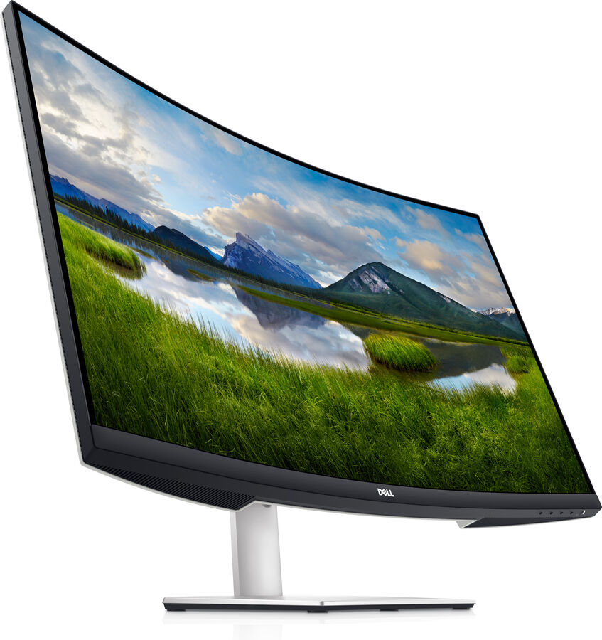 31.5" Монитор DELL S3221QSA / Curved  / 4ms / 4K / Black/Silver photo 2