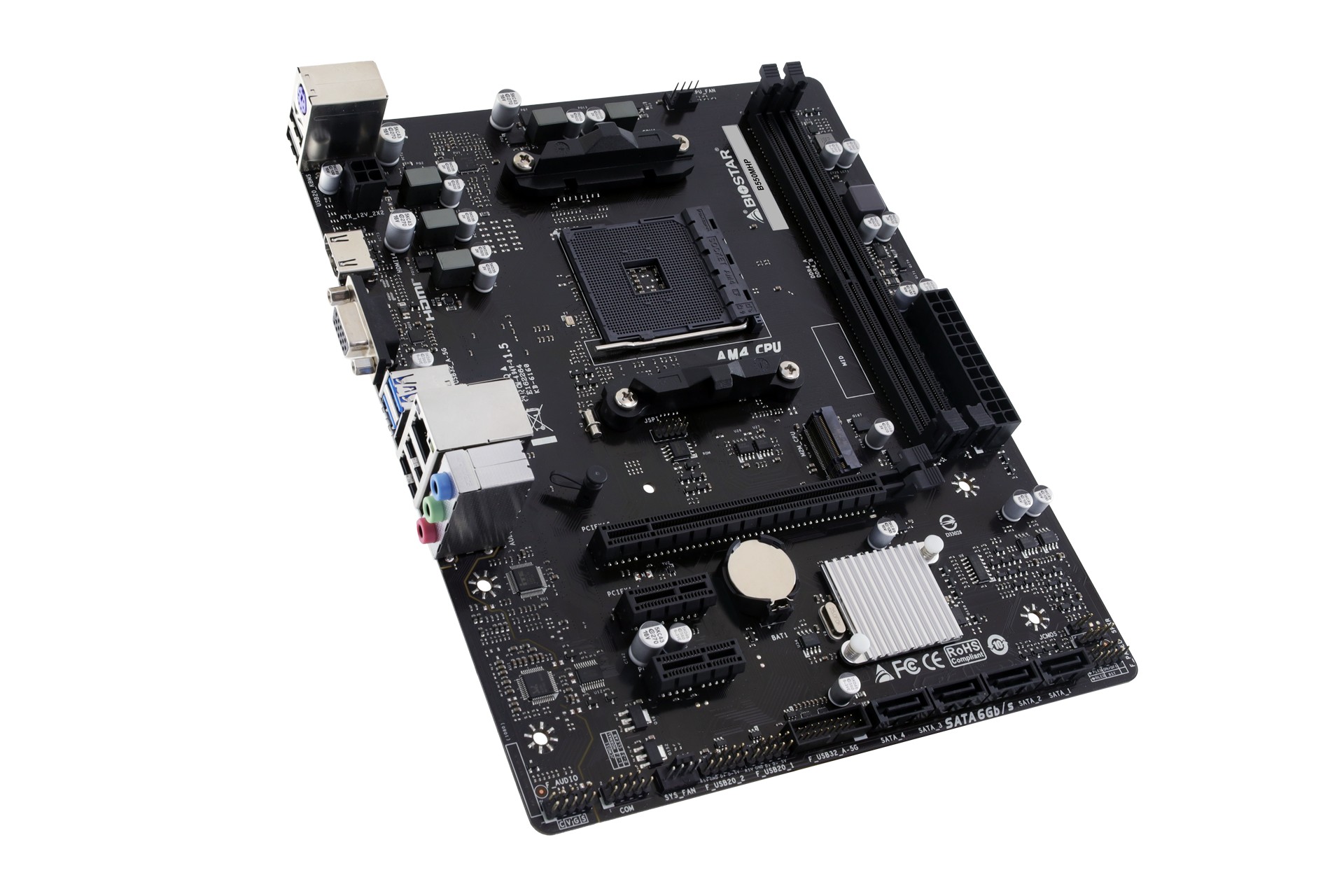 Placa de baza BIOSTAR B550MHP/ AM4 / B550 / DDR4 / mATX photo 3