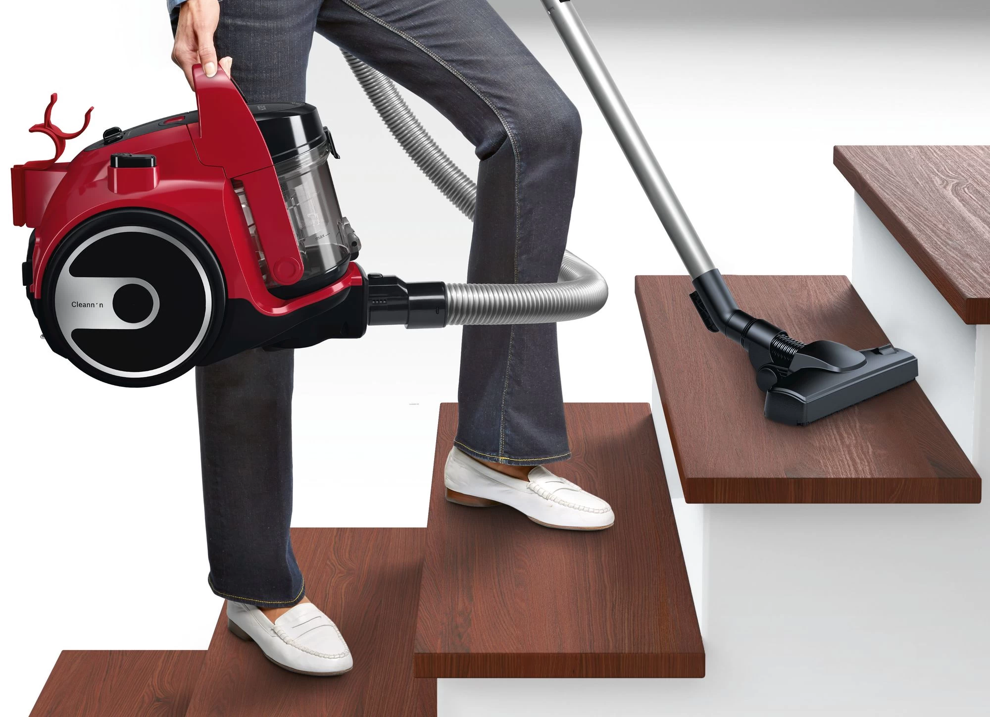 Пылесос с контейнером Bosch tehno-trendsrl473576 / 700Вт / Красный photo 7