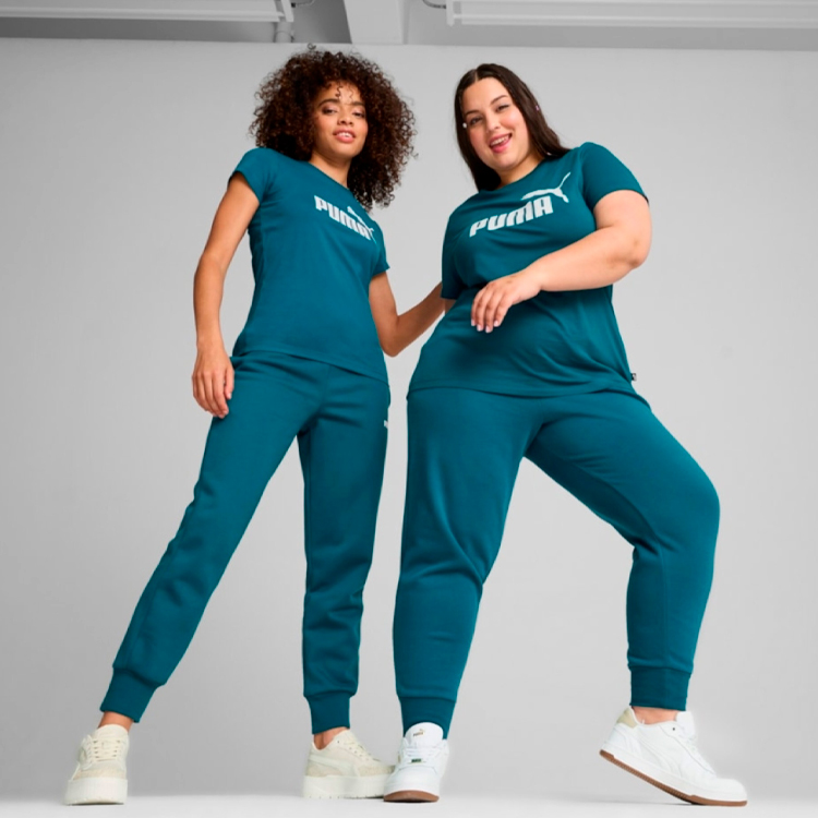 Pantaloni Puma ESS Sweatpants FL cl S Verde Femei photo 3