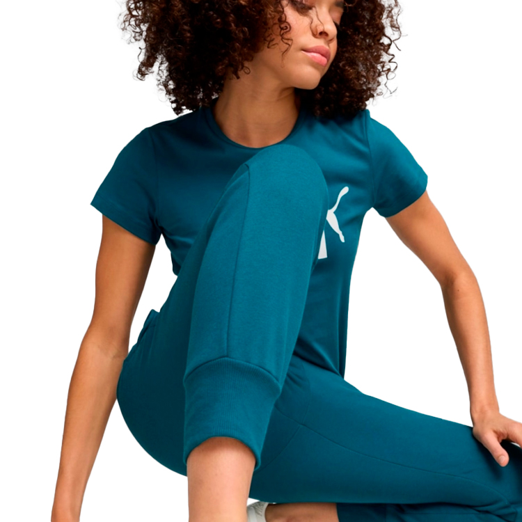 Pantaloni Puma ESS Sweatpants FL cl S Verde Femei photo 4