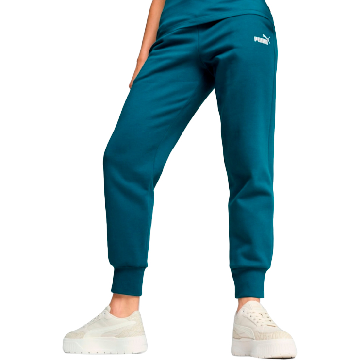 Pantaloni Puma ESS Sweatpants FL cl S Verde Femei photo 5