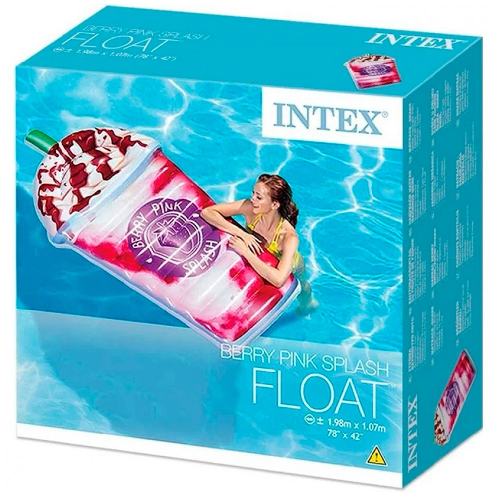 Надувной матрас INTEX BERRY PINK SPLASH photo 1
