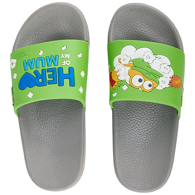 Шлепанцы COQUI Slippers RUKI / см / Серый/Зеленый photo 4