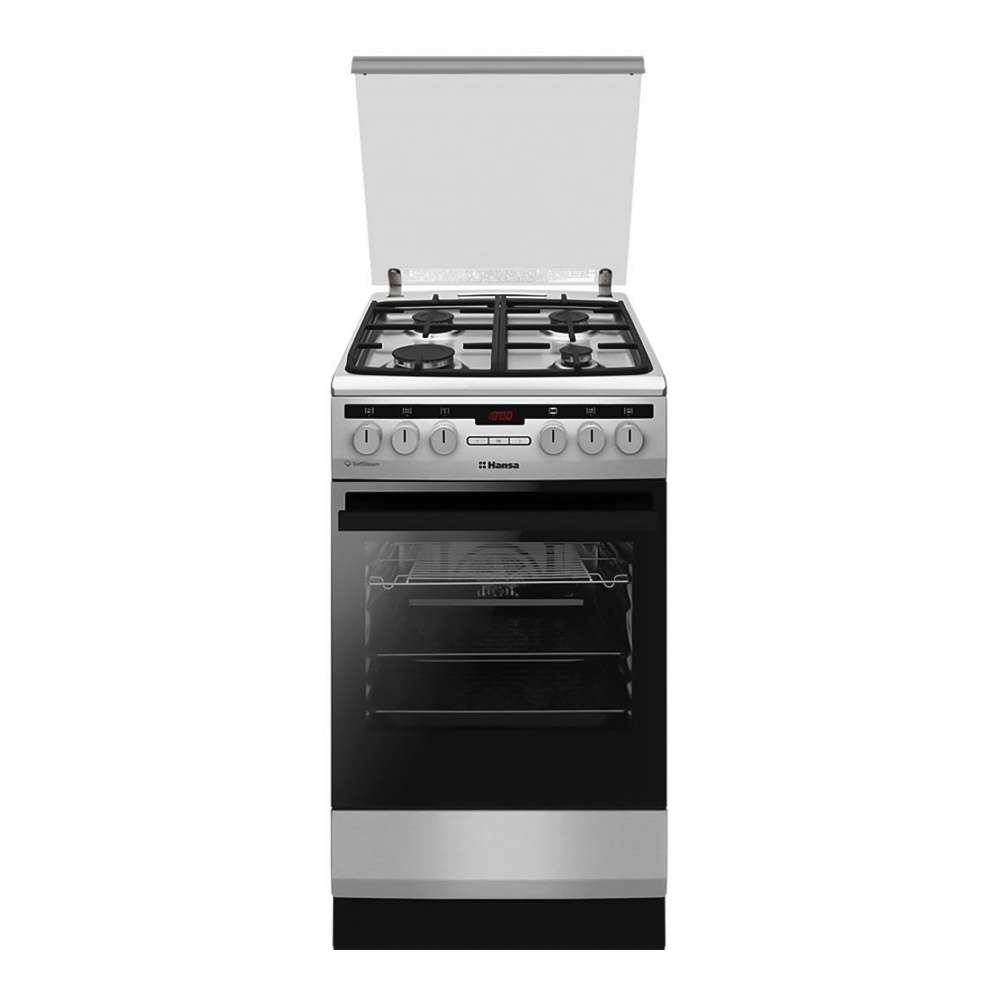 Plita de gaz Hansa FCMXS582977 / 4 arzatoare / 50 cm / Inox photo 1 Plita de gaz Hansa FCMXS582977 / 4 arzatoare / 50 cm / Inox photo 1