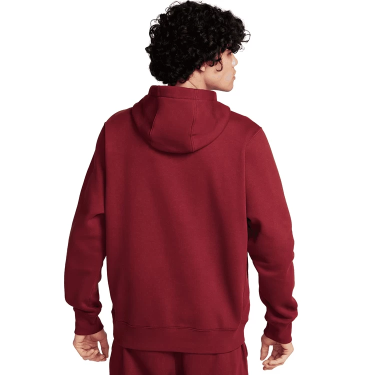 Мужская Толстовка Nike M NK CLUB BB PO HDY STACK GX XS Бордовый photo 5