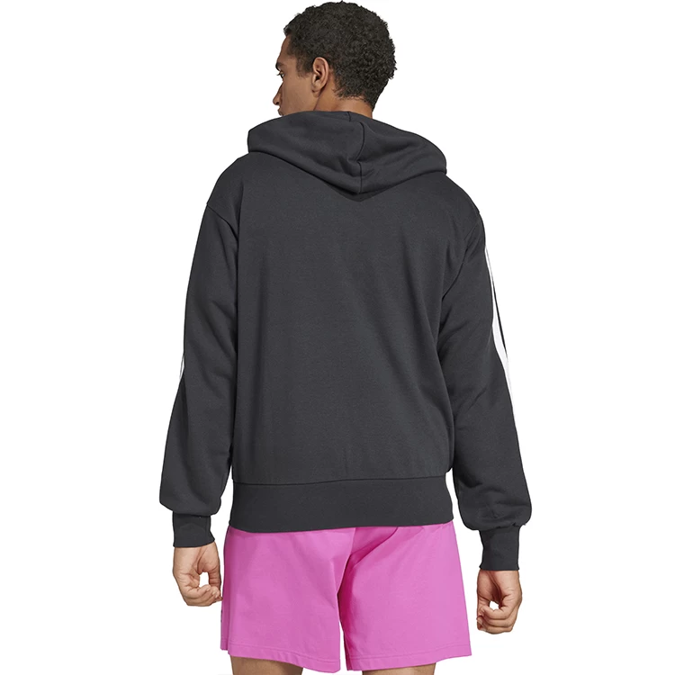 Мужская Толстовка Adidas M 3S FT FZ HD L Черный photo 5