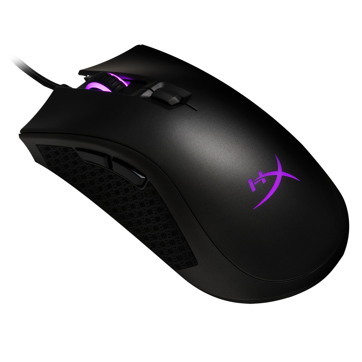 HYPERX Pulsefire FPS PRO Gaming Mouse, 200–16000 DPI, 4 DPI presets, Pixart 3389 sensor, RGB, 6 x button mouse with ultra-responsive Omron switches, Extra-large mouse skates, Comfortable with slip-resistant grip, USB, 95g photo 1