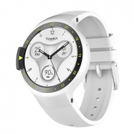 Ticwatch S by Mobvoi, Glacier White, 1.4" OLED Touch Display, Wear OS by Google, 512MB/4GB, GPS, Time,Mic/Speaker for incoming calls, Heart Rate, Steps, Alarm, Distance Display, Average Daily Steps, Weather, Notifications, IP67, 48Hrs+, BT4.1, 45.5g thumbnav 1