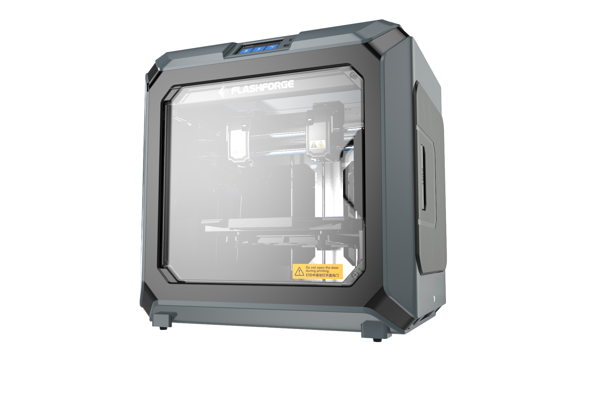 Gembird 3D Printer Flashforge Creator3, Fully-Closed Design & Auto-Temperature Control System, Very Large Build Size, Connection USB stick / Ethernet / WIFI, Filament detecting sensor, Filament: PLA/ABS/TPU/PVA/HIPS/PETG/WPC/Nylon spool, 1.75mm photo 1