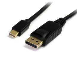 Cable miniDP-HDMI - 1.5m - Brackton MDP-HDE-0150.B, 1.5 m, mini DisplayPort to HDMI, digital interface cable, bulk packing thumbnav 1