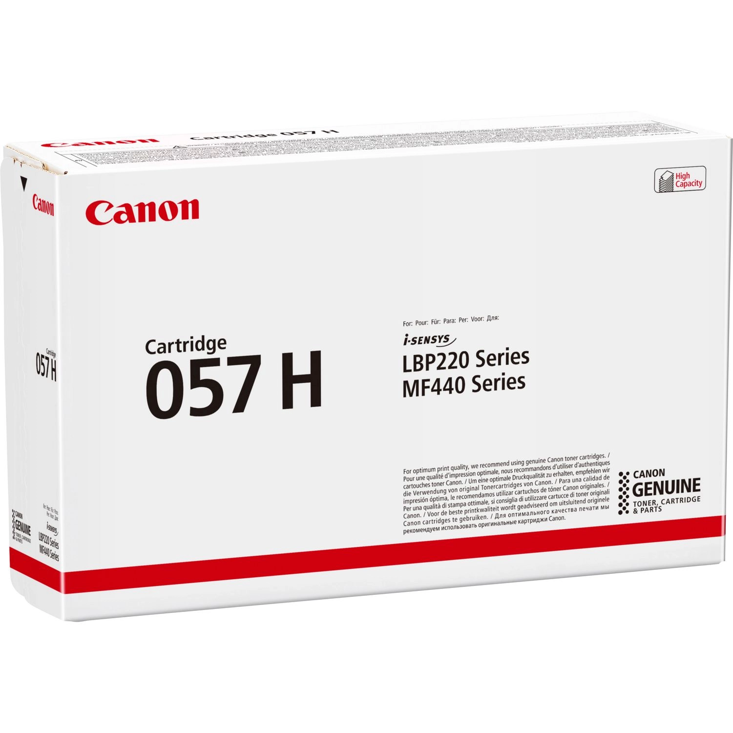 Laser Cartridge Canon 057 HB (3010C002), black (10000 pages) for LBP 220-series, MF440-series. photo 1