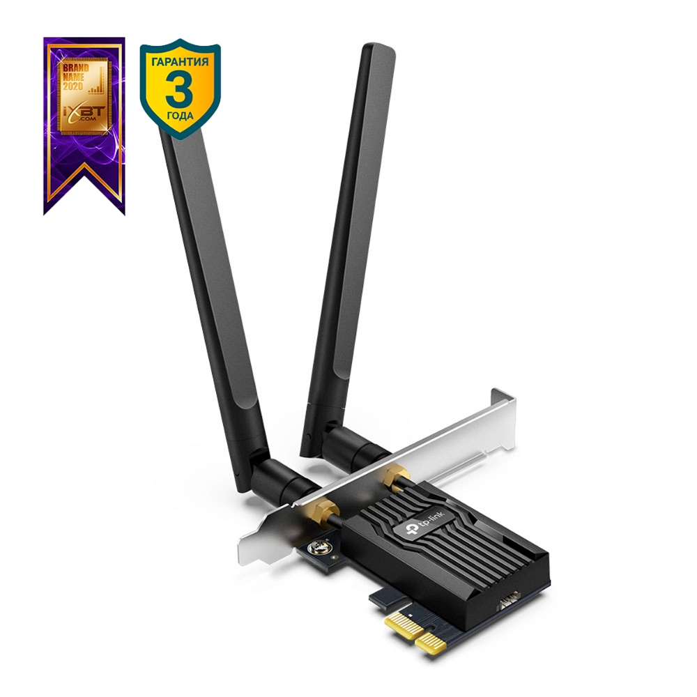 PCI Express / Wi-Fi 6 Adapter / TP-LINK Archer TX55E /  Dual Band AX3000 photo 1