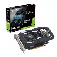 Placa video ASUS Dual GeForce GTX 1650 OC Edition 4GB GDDR6 EVO  / 4GB / GDDR6 / 128Bit 