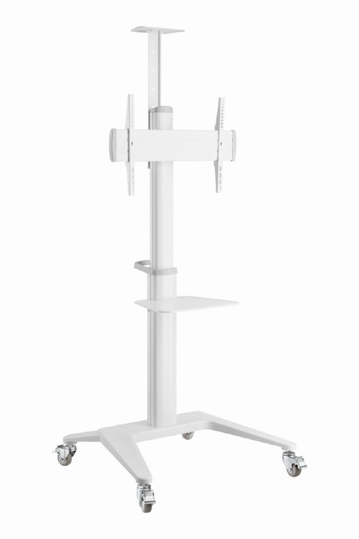 Suport de podea 37” - 70”, Gembird ”TVS-70T-02-W”, White photo 1