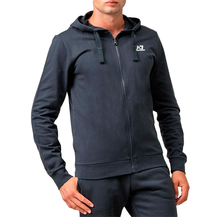 Hanorac pt bărbați EA7 EMPORIO ARMANI SWEATSHIRT S Albastru photo 4