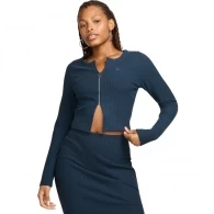 Hanorac Nike W NSW NK CHLL KNT RIB FZ CRDGN thumbnav 3